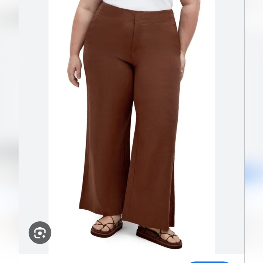 Dex Clothing Plus High Rise Straight Leg Pants 1X